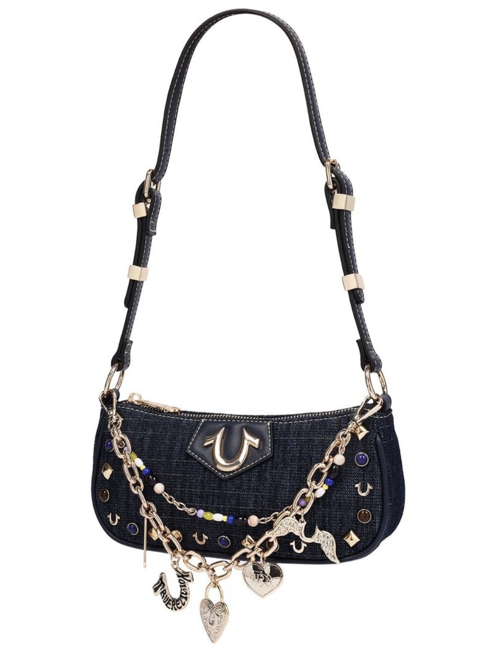 True Religion Denim Charms Shoulder Handbag - Picture 3 of 6